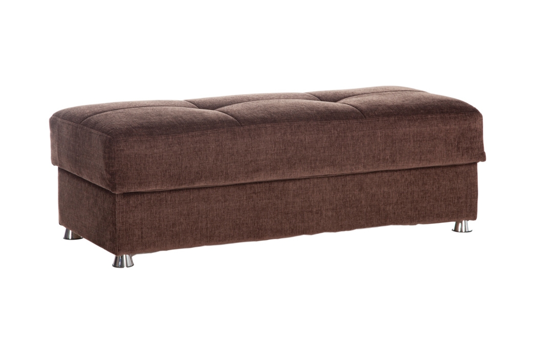 Vision Fabric Ottoman