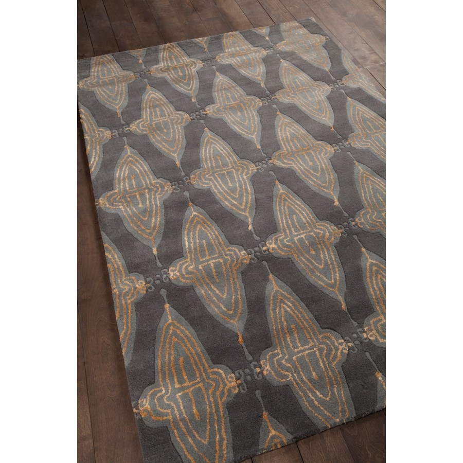 Jessica Swift Wool/Viscose Rectangular Handmade Rug, Composition 1