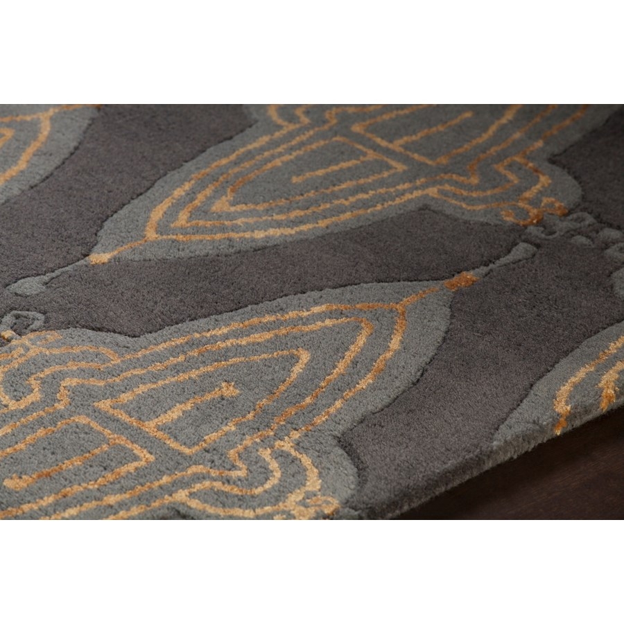 Jessica Swift Wool/Viscose Rectangular Handmade Rug, Composition 1