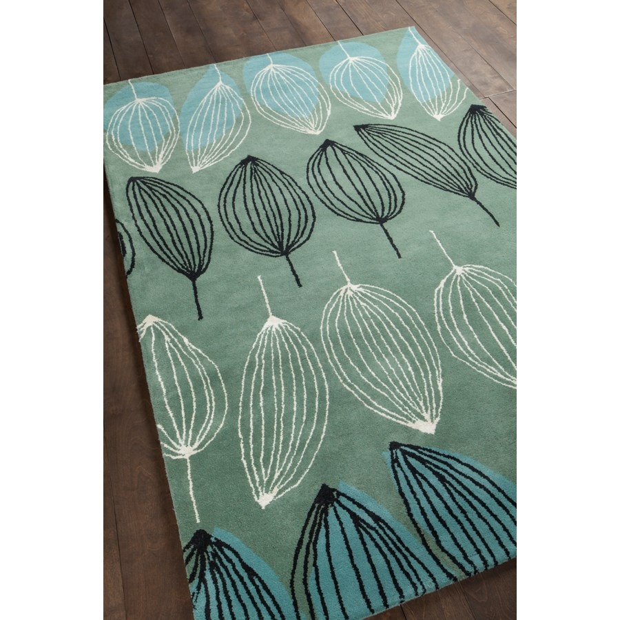 Jessica Swift Wool/Viscose Rectangular Handmade Rug, 5' x 7'6"