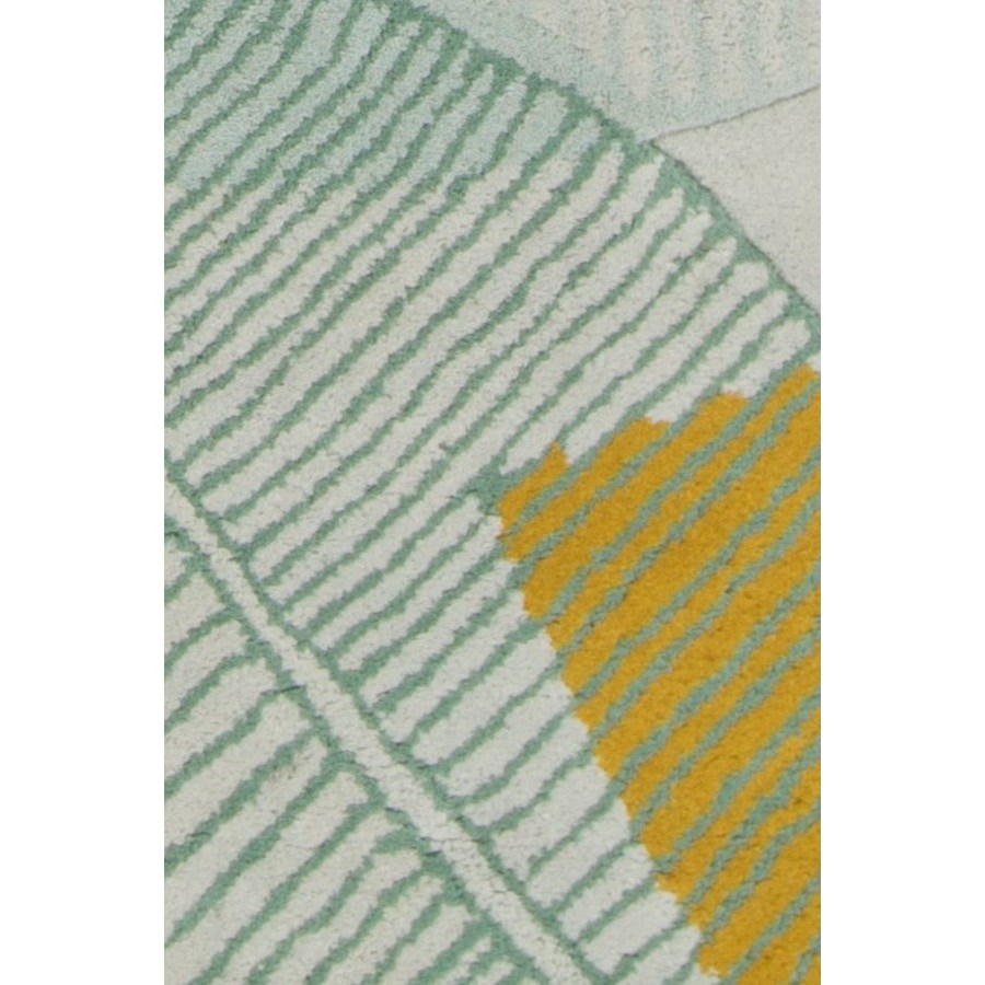 Jessica Swift Wool/Viscose Rectangular Handmade Rug, Composition 4