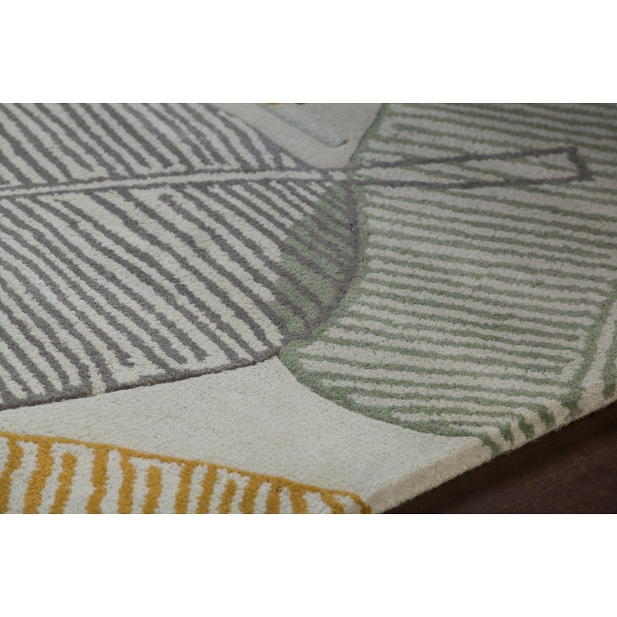 Jessica Swift Wool/Viscose Rectangular Handmade Rug, Composition 4
