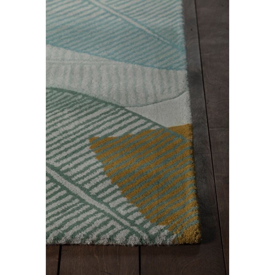 Jessica Swift Wool/Viscose Rectangular Handmade Rug, Composition 4