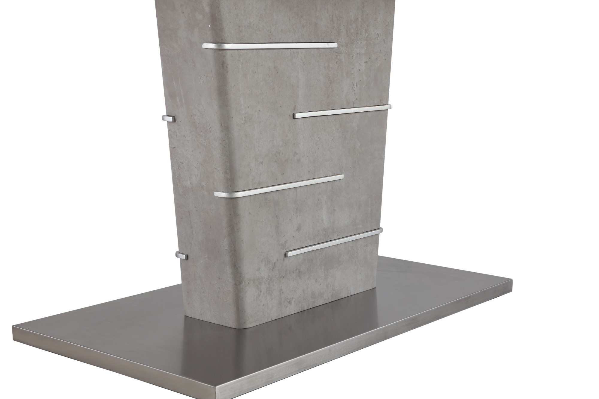 Jezebel Simulated Concrete Extendable Dining Table