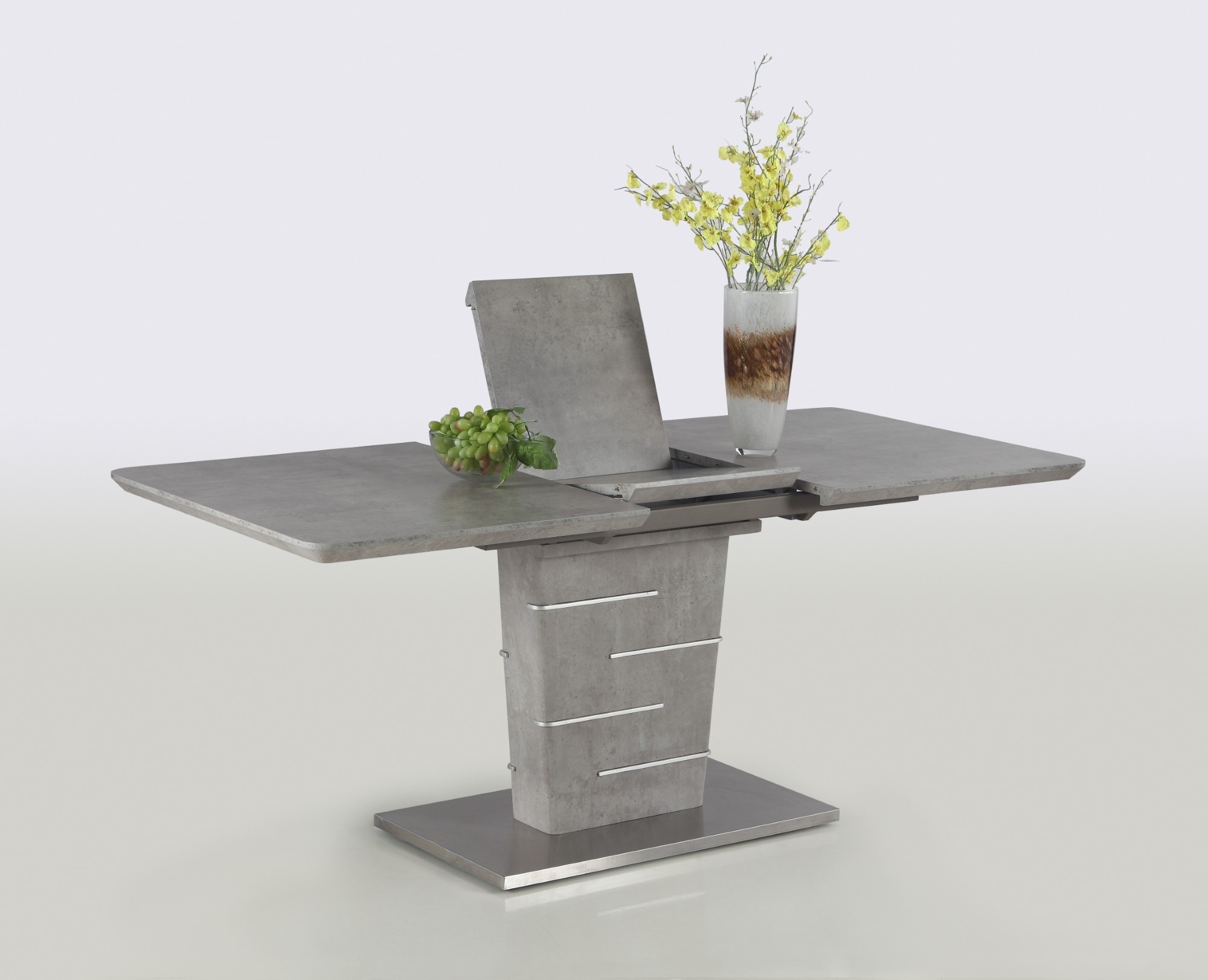 Jezebel Simulated Concrete Extendable Dining Table