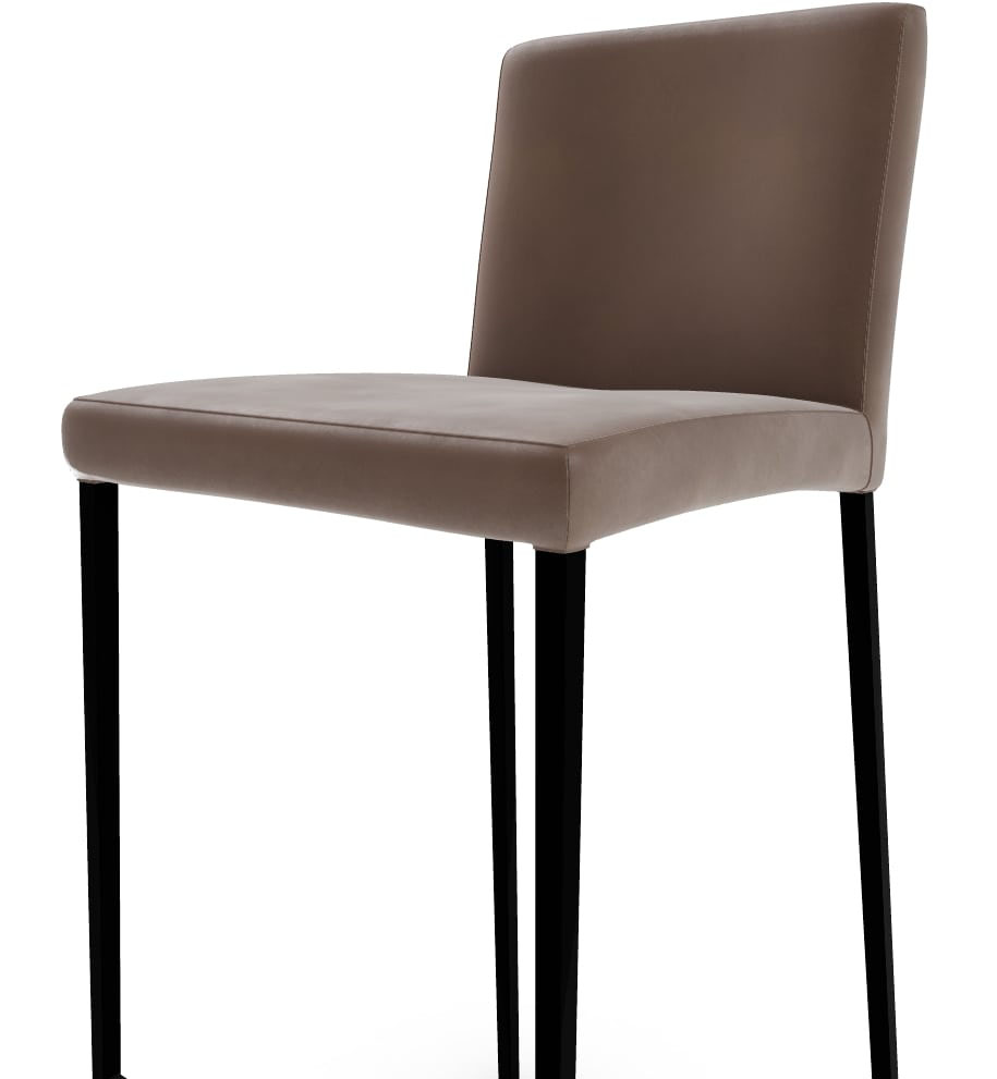 Aida Fabric/Metal Customizable Counter Stool