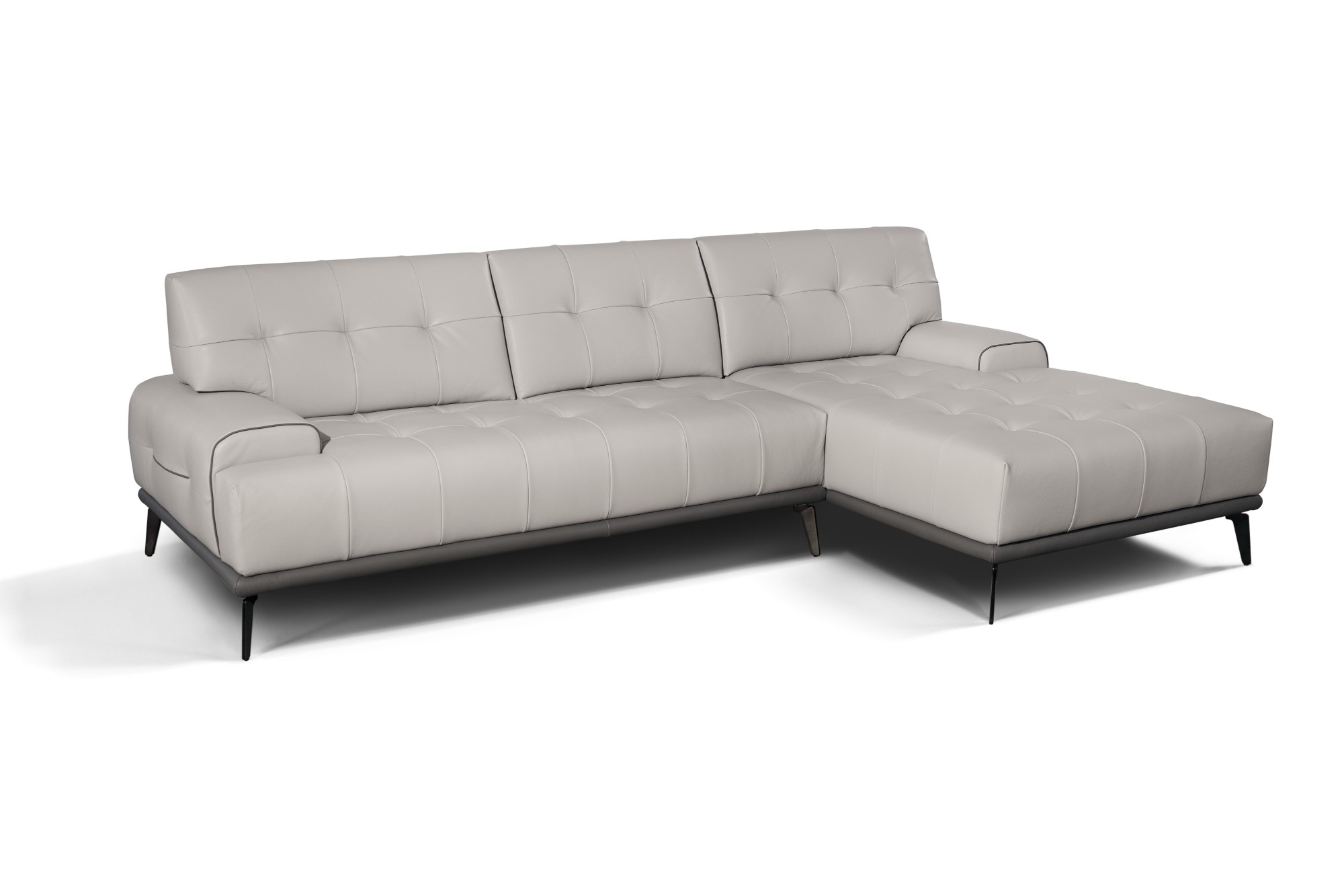 Joey Leather Modular Customizable Sectional Sofa