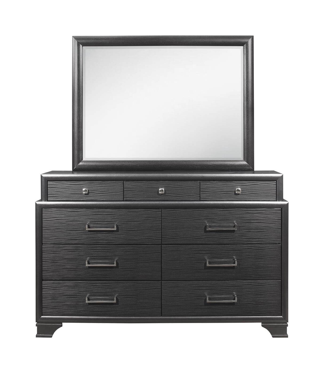 JORDYN GREY QUEEN BED/KING BED SIDE RAILS & STORAGE