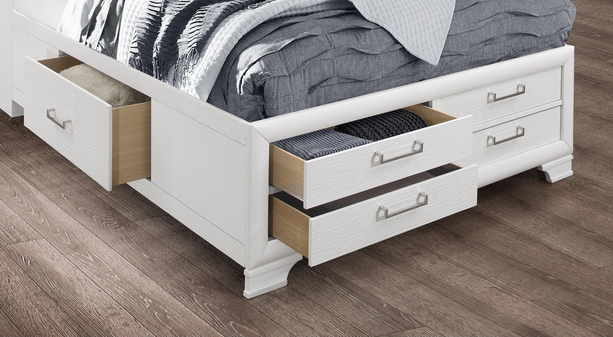 Jordyn Storage LED Bed