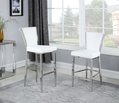 Joy Flare Back PU Counter Stool