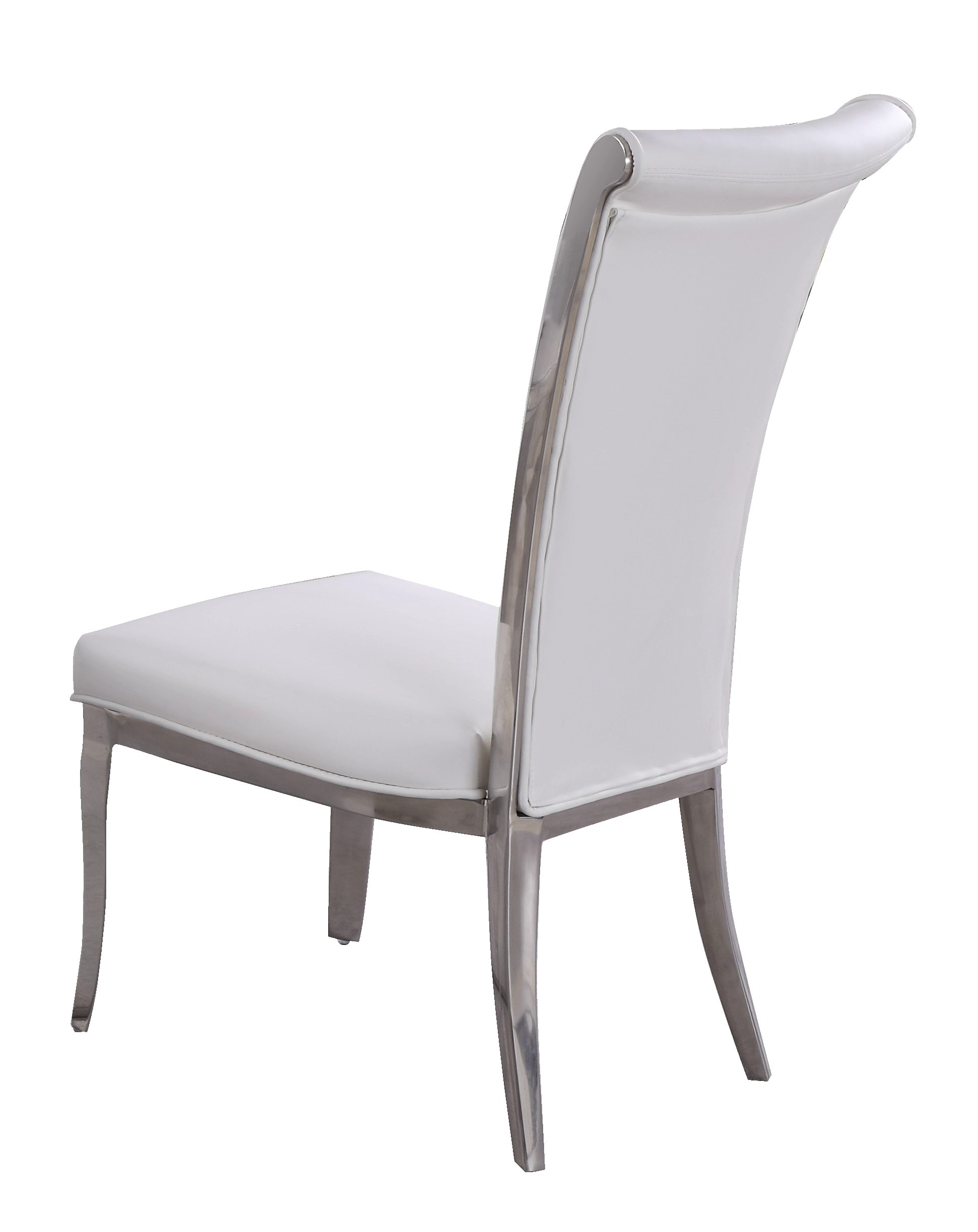 Mackenzie Joy Tall Rolled Back PU Side Chair