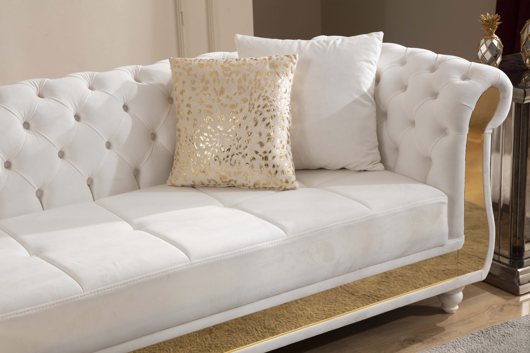 Julia Velvet Sectional Sofa