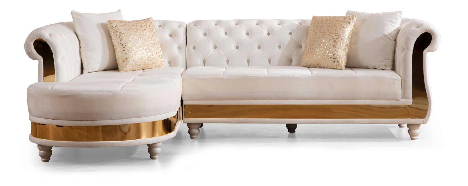 Julia Velvet Sectional Sofa