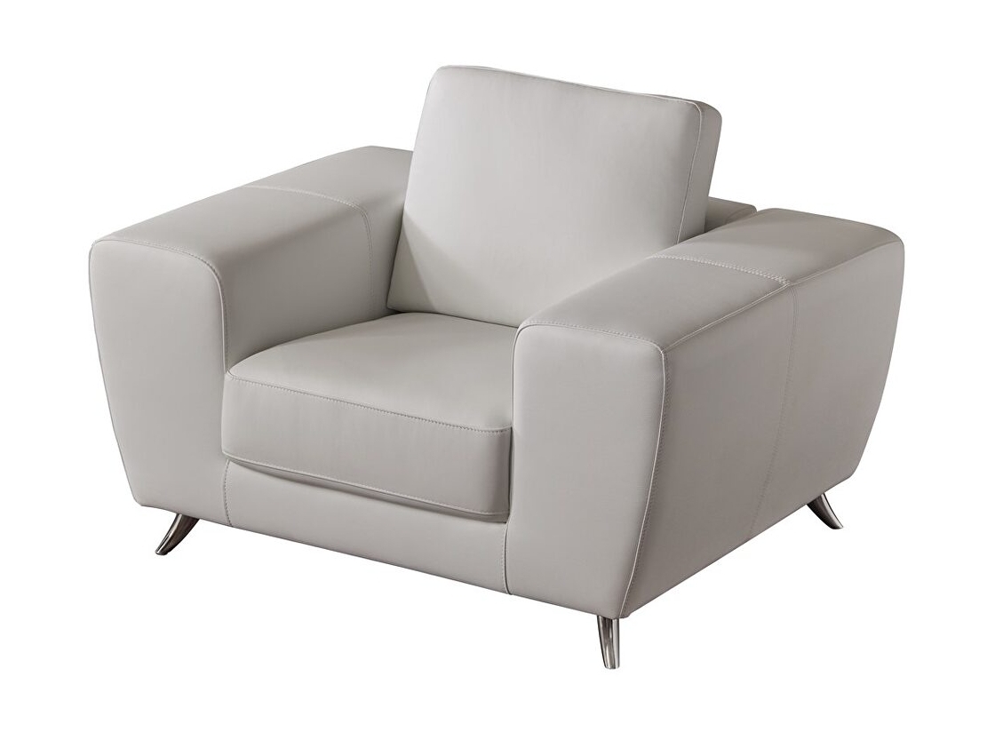 Julie Top Grain Leather Match Chair