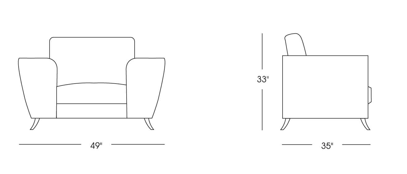 Julie Living Room Set, Black by Beverly Hills Furniture