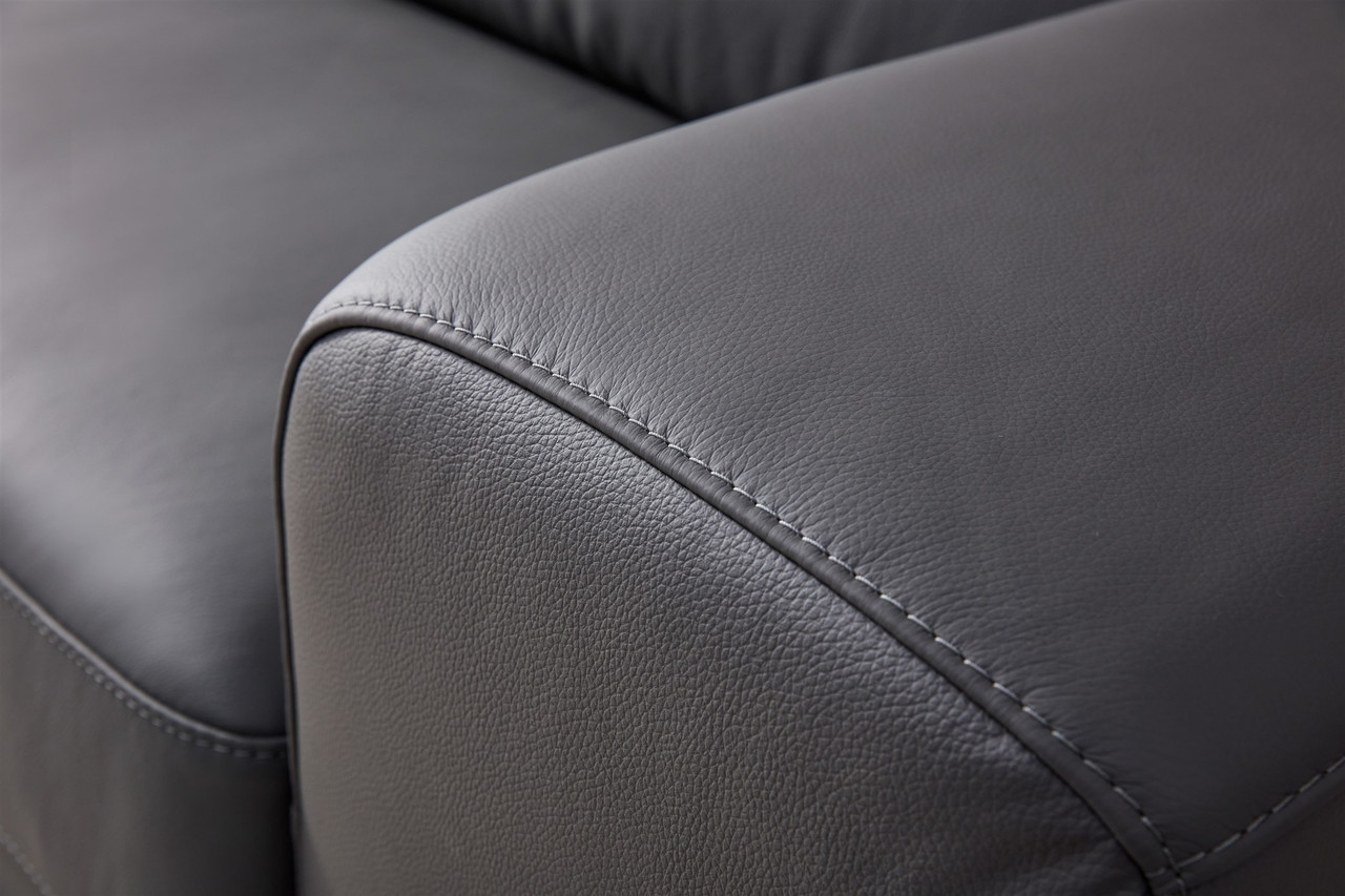 Julie Top Grain Leather Match Living Room Set