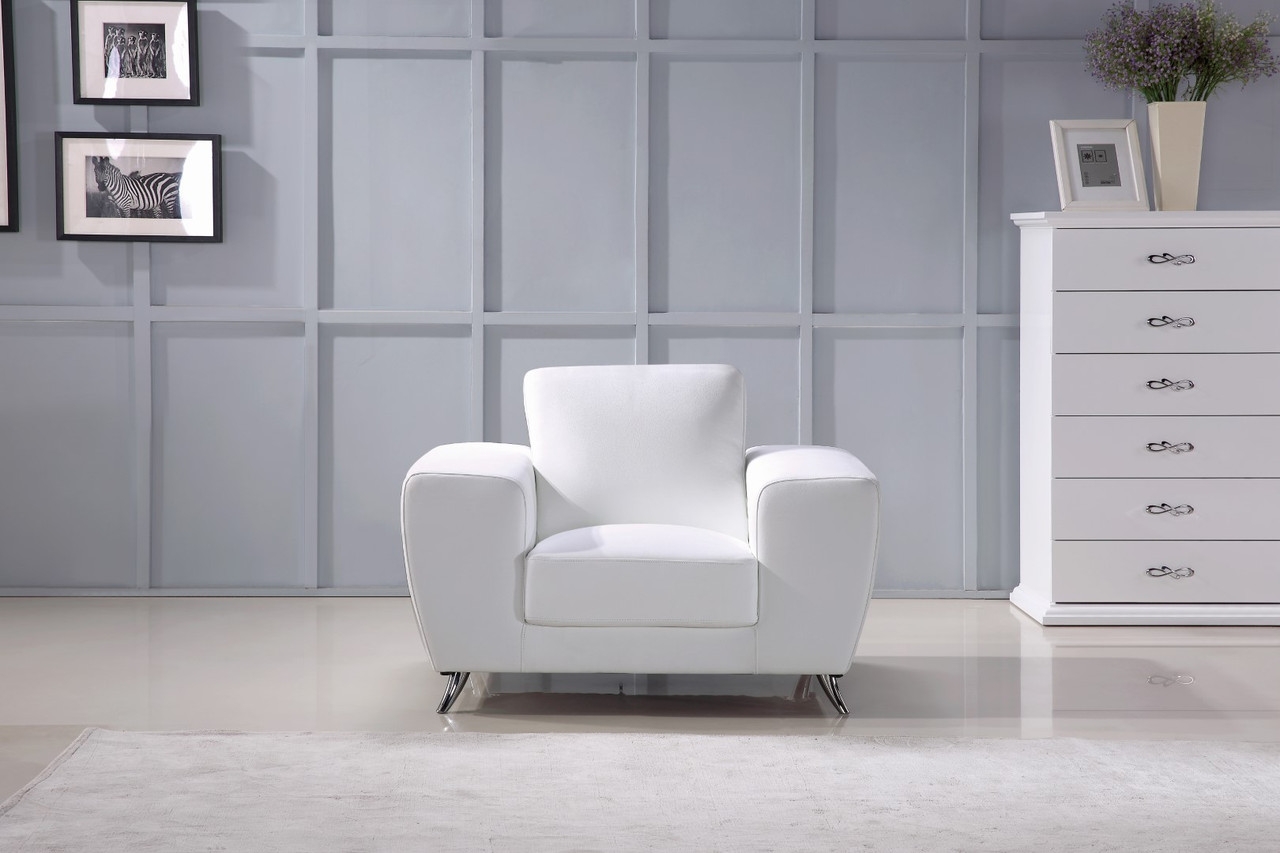 Julie Top Grain Leather Match Chair