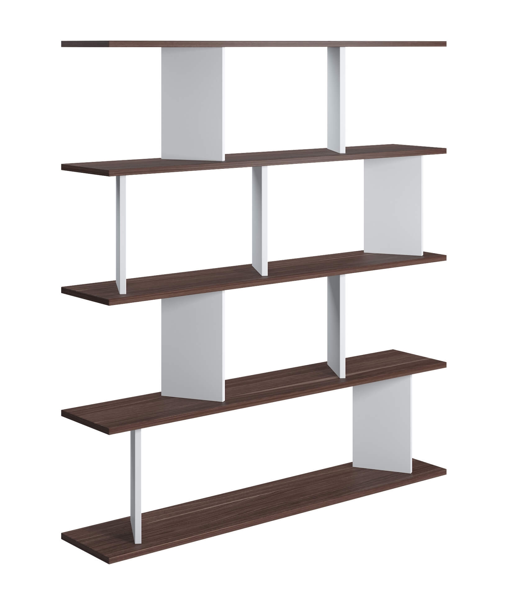 Jizy Modern Contemporary Wall Unit Storage and Bookcase