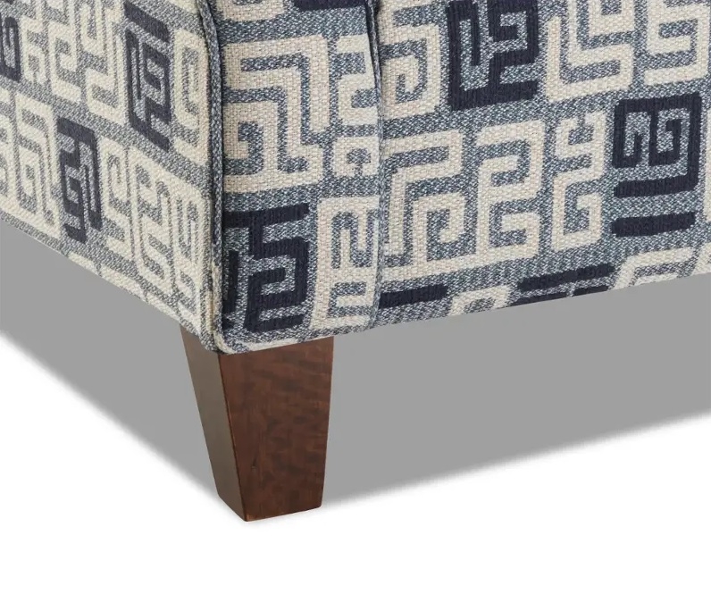 Marie Fabric Rolled Arm Accent Chair