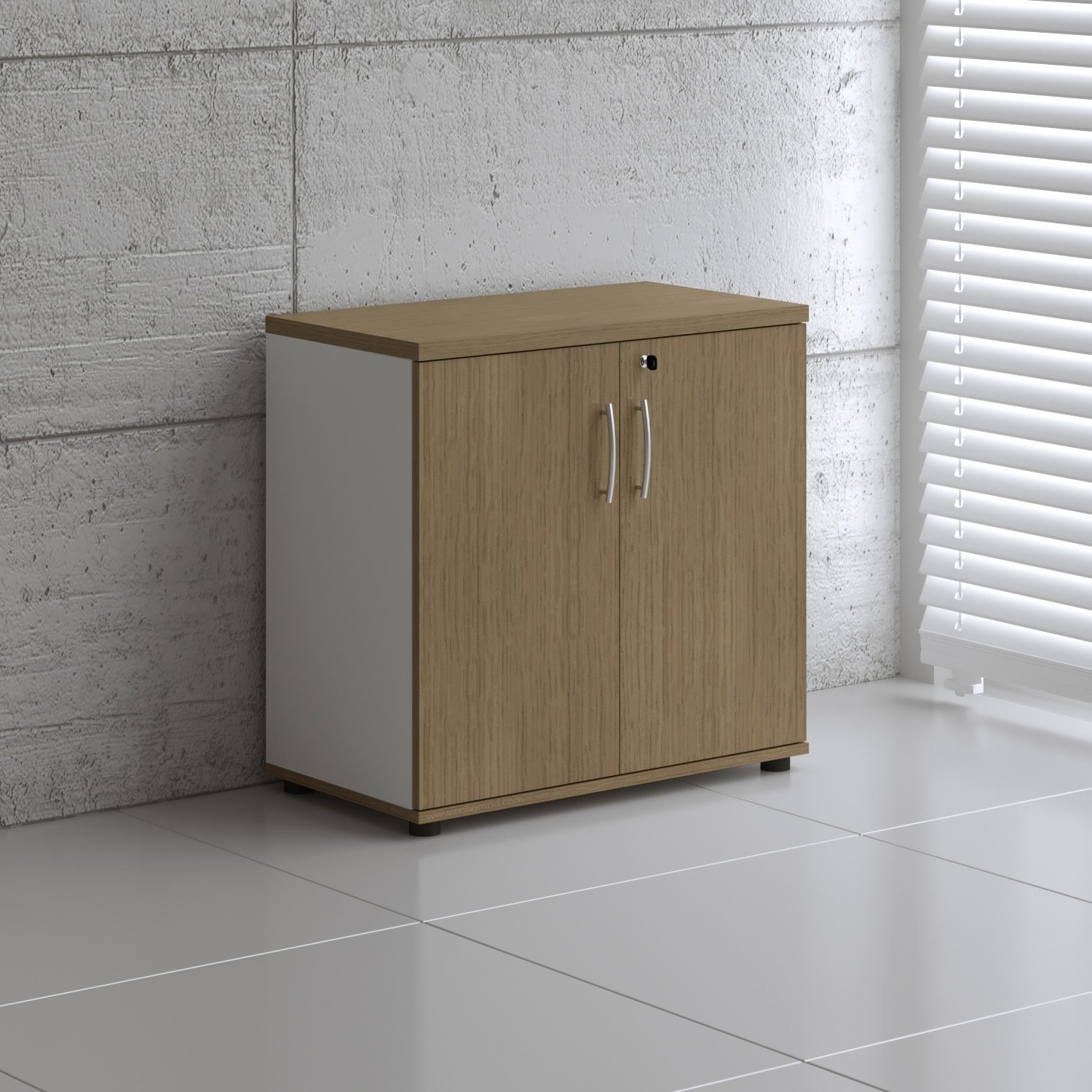 Basic Office W31.5" Storage Cabinet w/2 Doors
