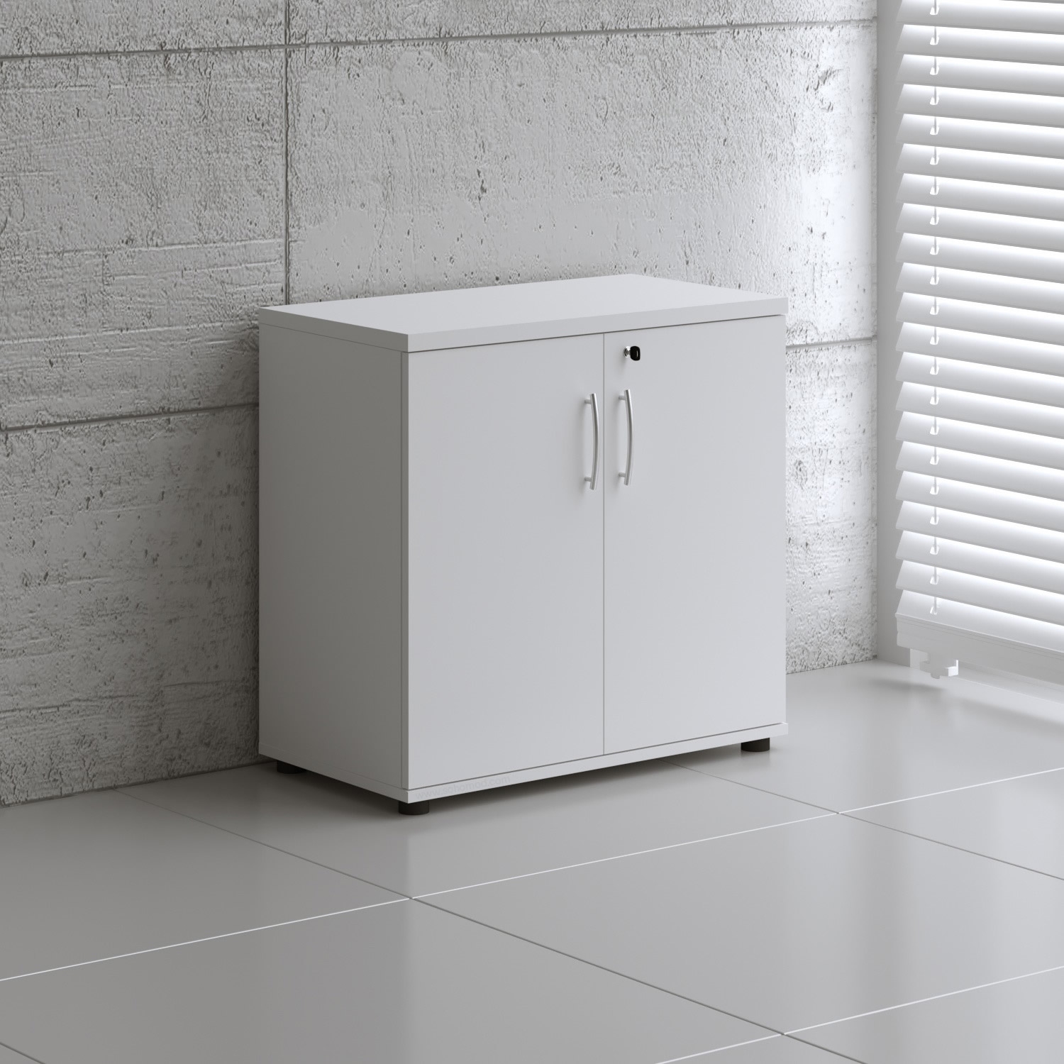 Basic Office W31.5" Storage Cabinet w/2 Doors
