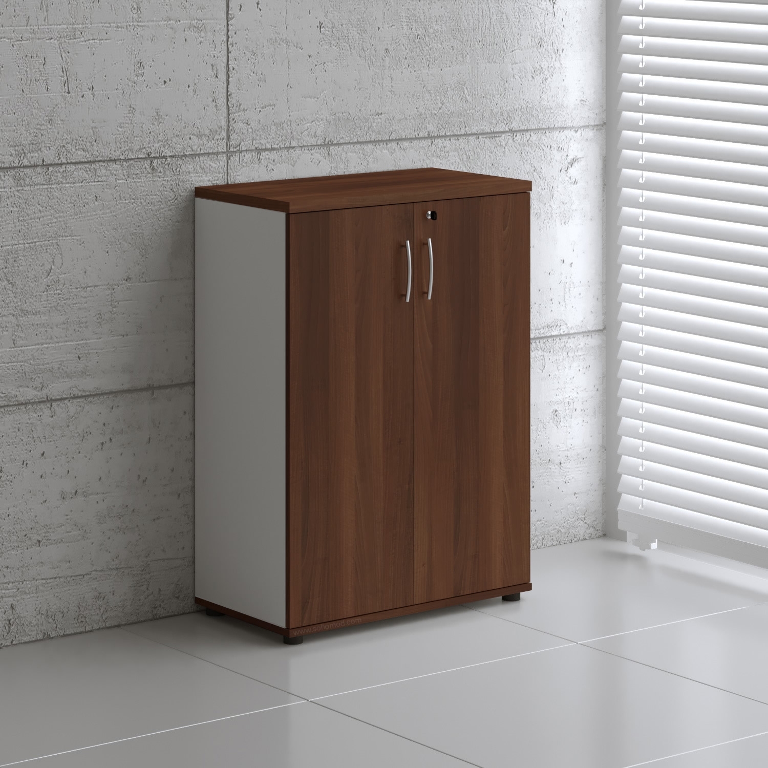 Basic Office W31.5" Storage Cabinet w/2 Doors