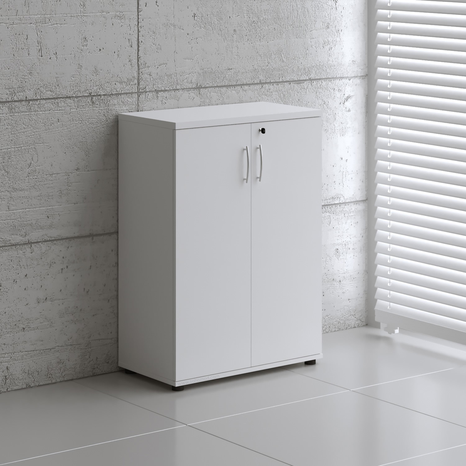 Basic Office W31.5" Storage Cabinet w/2 Doors