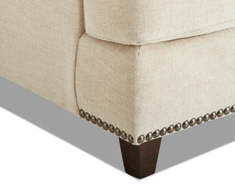 Alexa Fabric Loveseat w/Nailheads