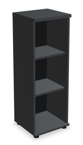 Basic Office W15.8" Bookcase w/3 Shelves