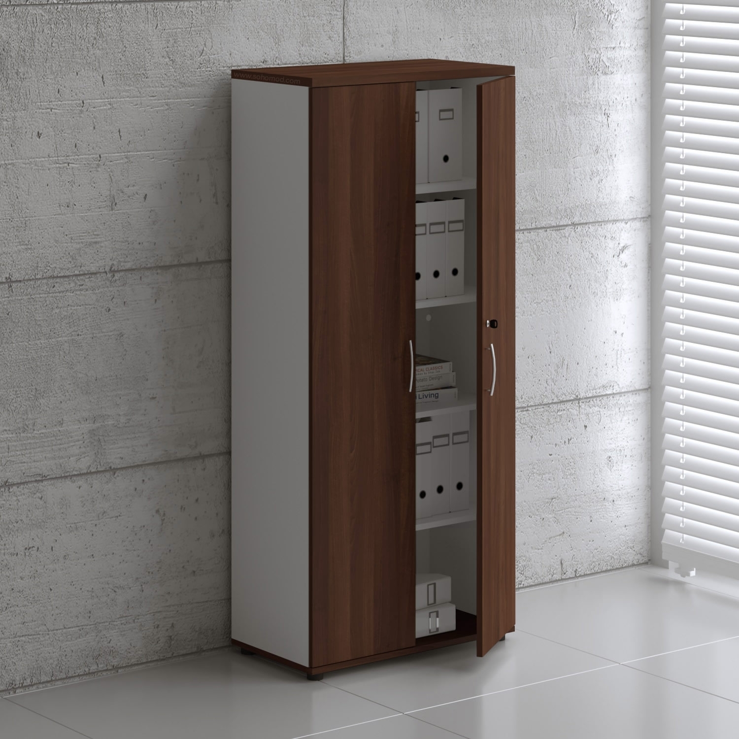Basic Office W31.5" Storage Cabinet w/2 Doors