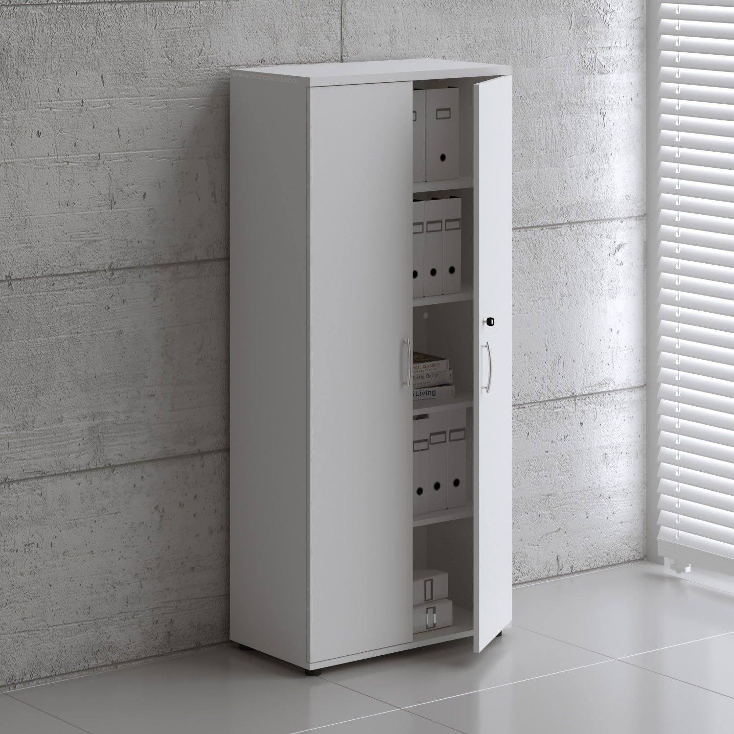 Basic Office W31.5" Storage Cabinet w/2 Doors
