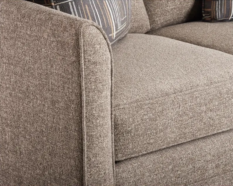 Tilly Fabric Campus Latte/Teagan Flint Sofa Arm