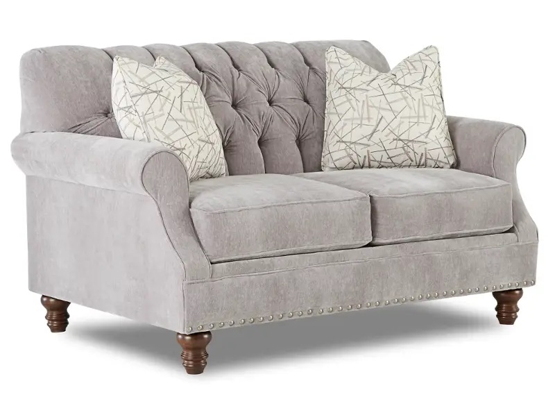 Burbank Fabric Tufted Living Room Set