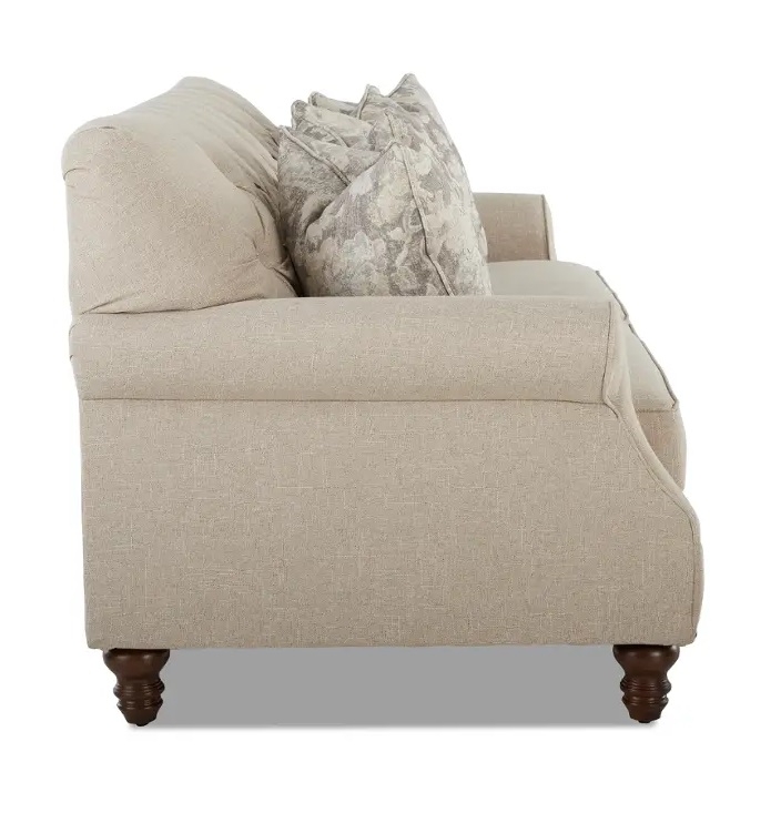 Burbank Fabric Tufted Living Room Set