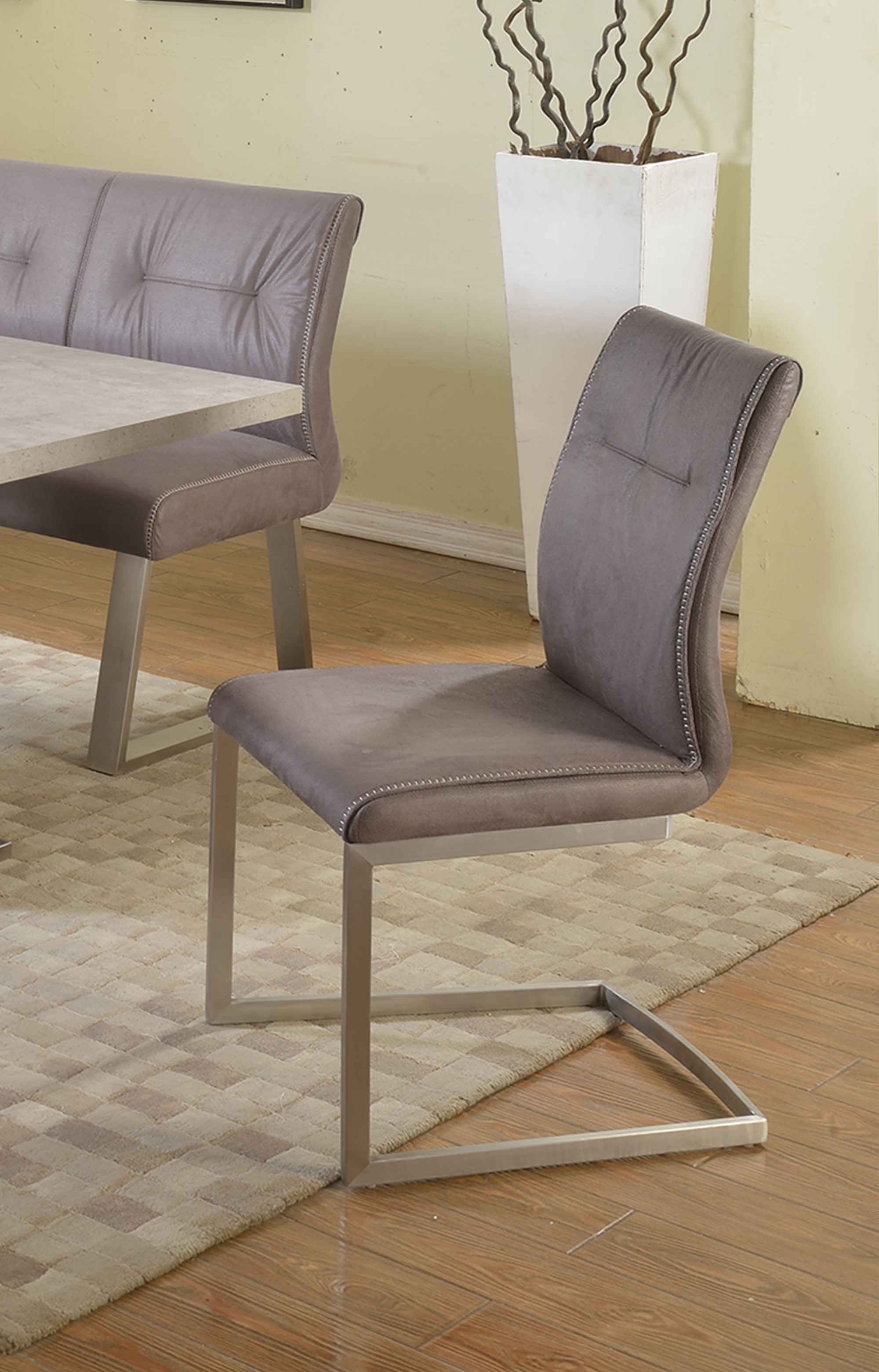 Kalinda Cantilever Fabric Side Chair