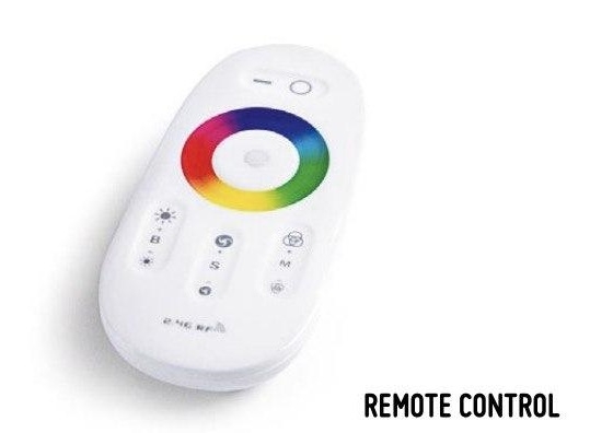 Kansole Flex 130" Straight Reception Desk Lights Panels Remote