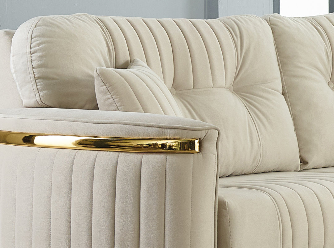 Kazan Chenille Convertible Storage Sofa