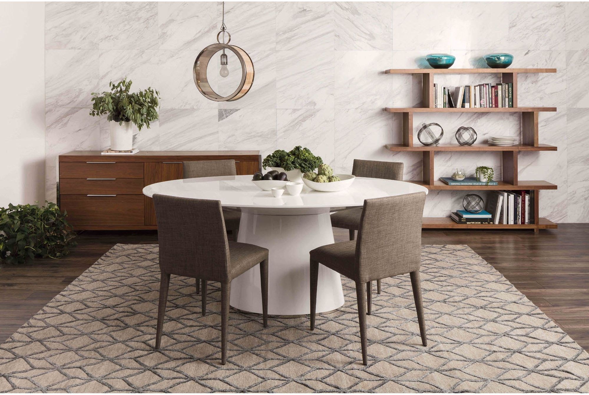 Otago Veneer/MDF Oval Dining Table