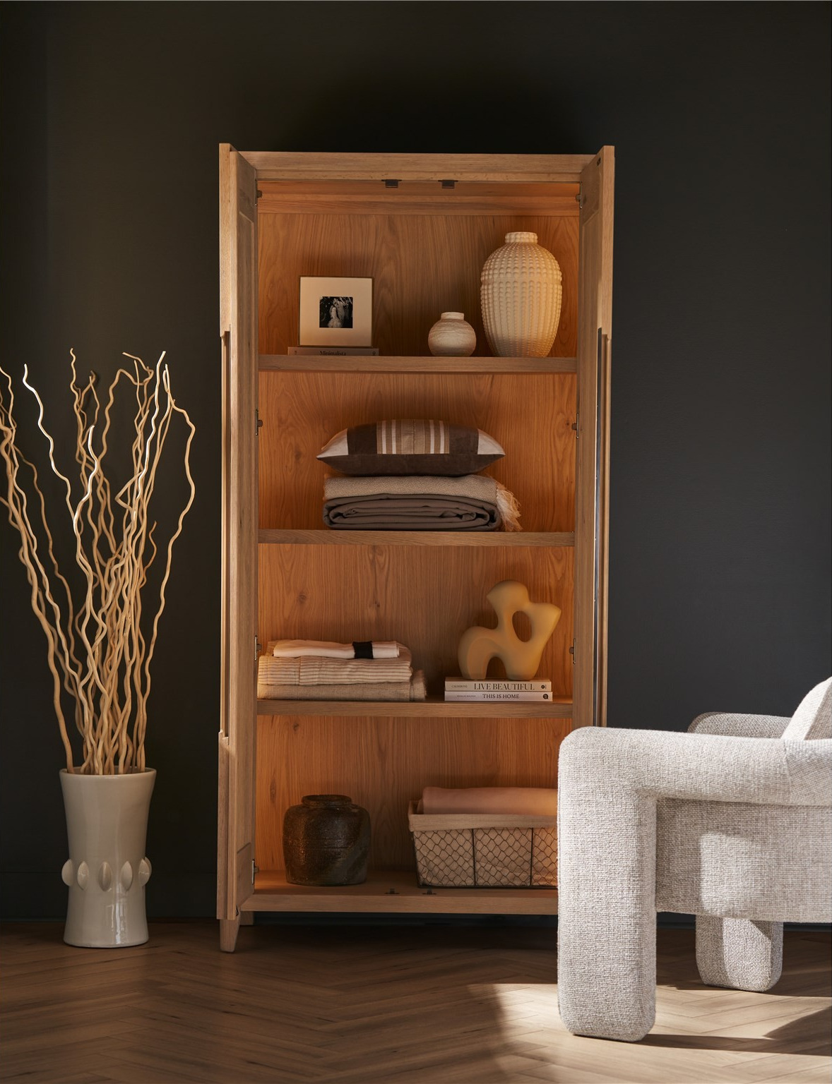 Walker Wood Wardrobe w/2 Doors