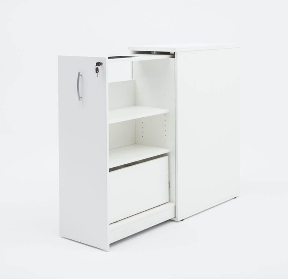 Standard Office Lockable Cargo Pedestal w/Pencil Tray