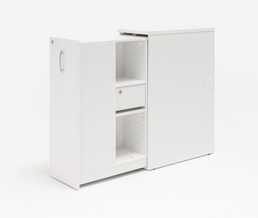 Standard Office Lockable Cargo Pedestal w/Pencil Tray