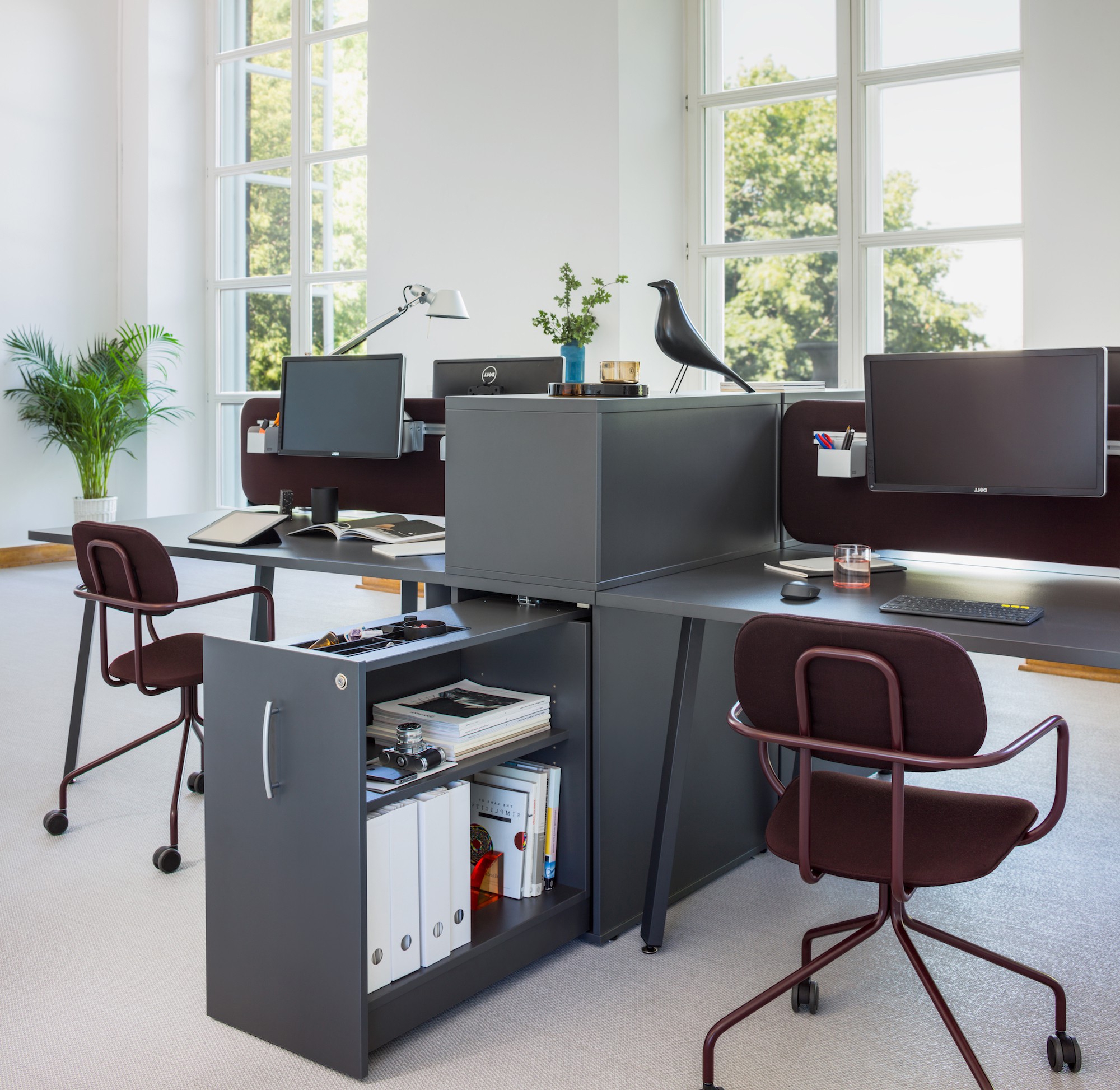 Standard KCN81L Cargo Pedestal w/Handle, Left by MDD Office Furniture