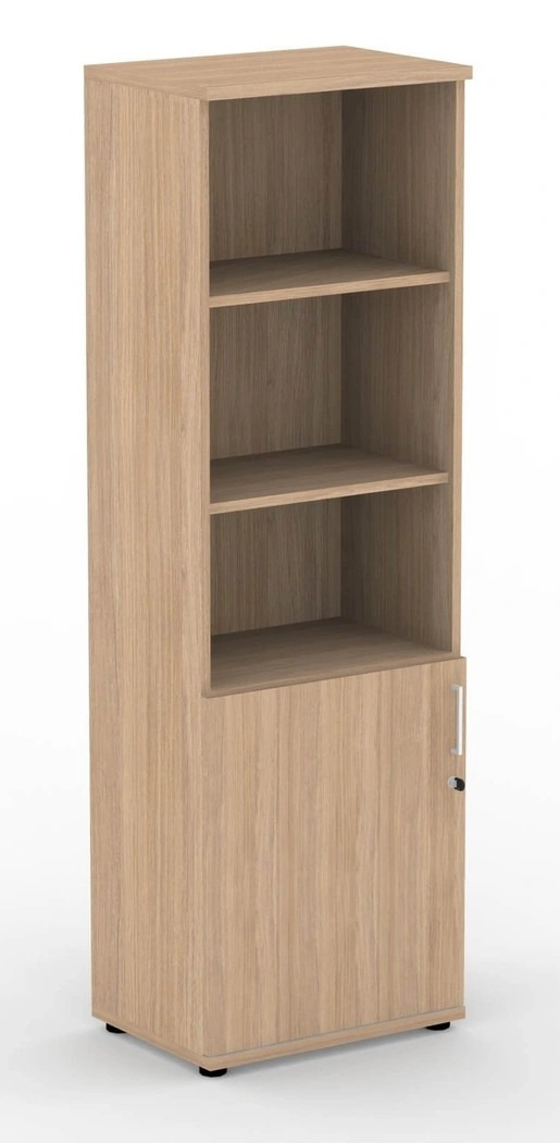 Uni Melamine Office Lockable Cabinet w/Door & 3 Shelves