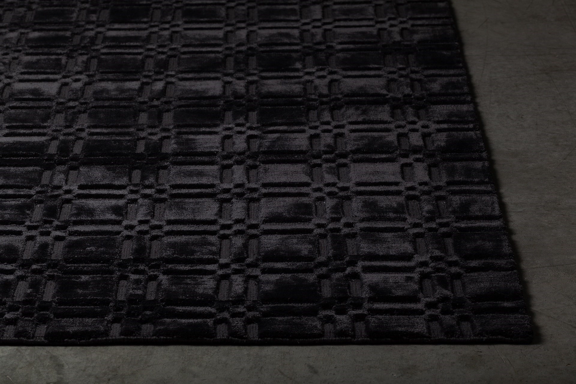 Keira Viscose Rectangular Handmade Rug, 7'9" x 10'6"