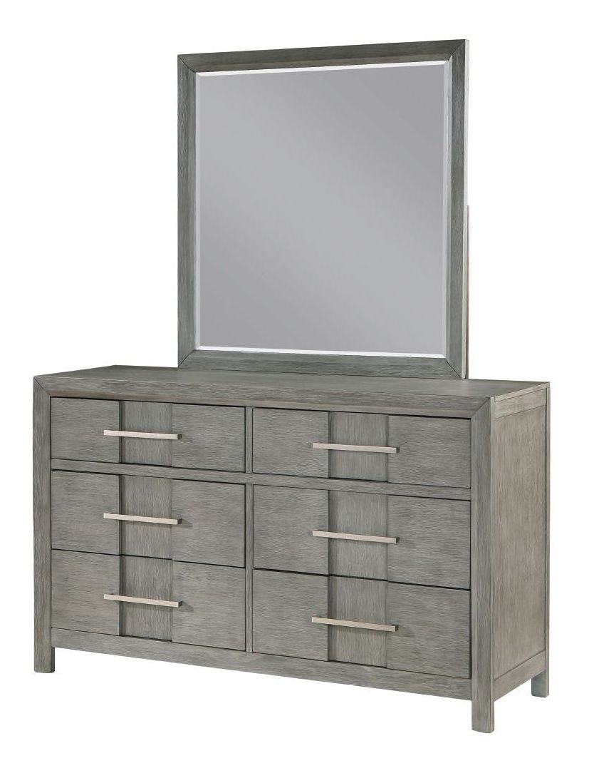 Kenzo 6-Drawer Wood Veneer Dresser