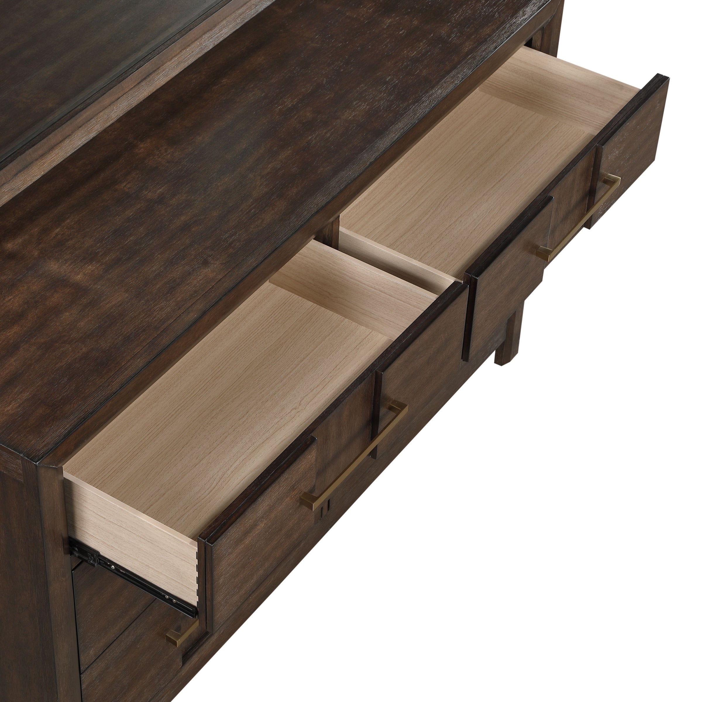 Kenzo Wood Dresser In Walnut Drawer