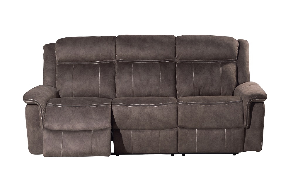 Klaussner Kisner Microfiber Lorenzo Brown Sofa