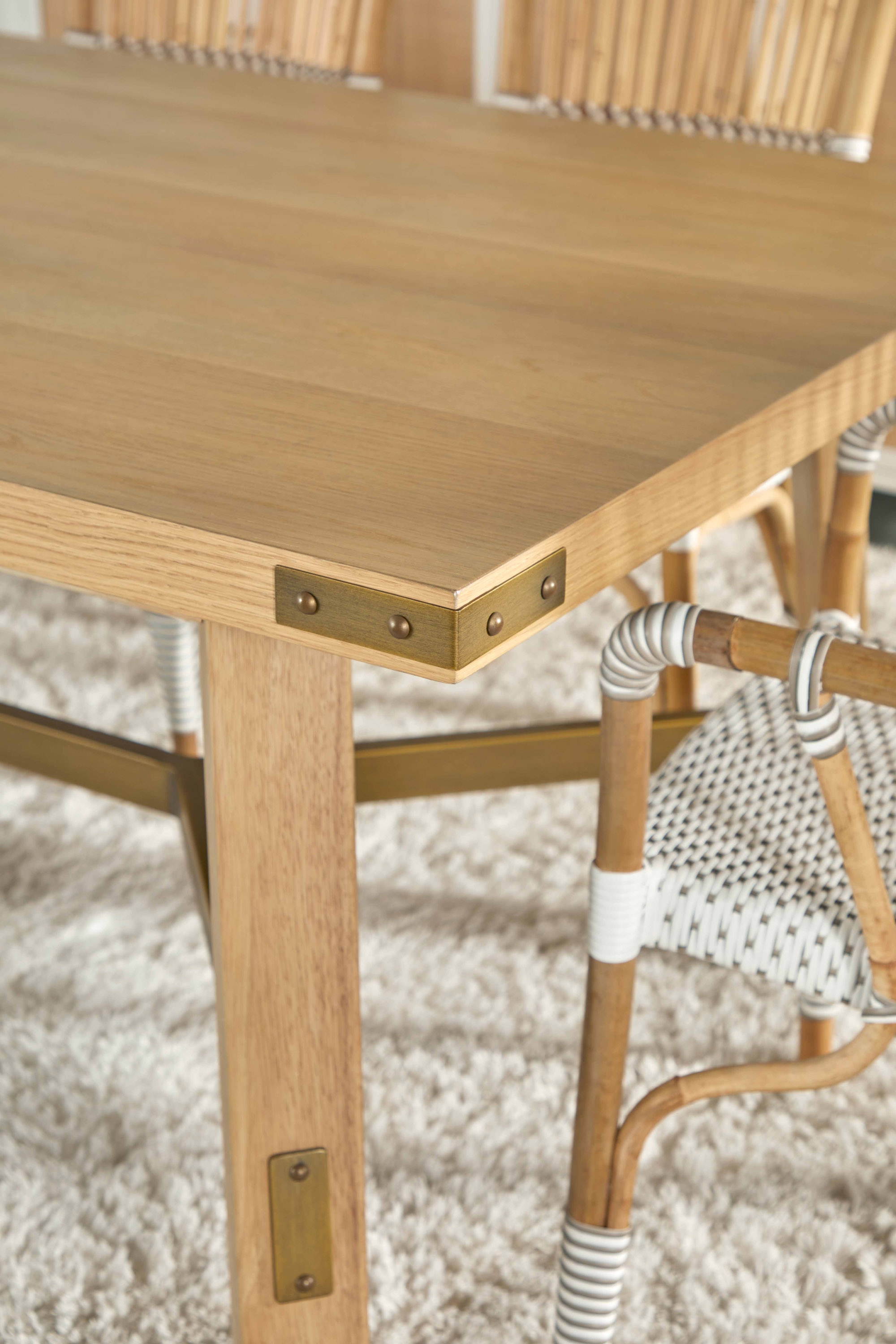 Klein Wood/Metal Dining Table