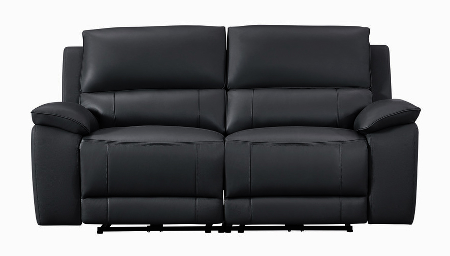 Hailey Leather/PVC Reclining Loveseat