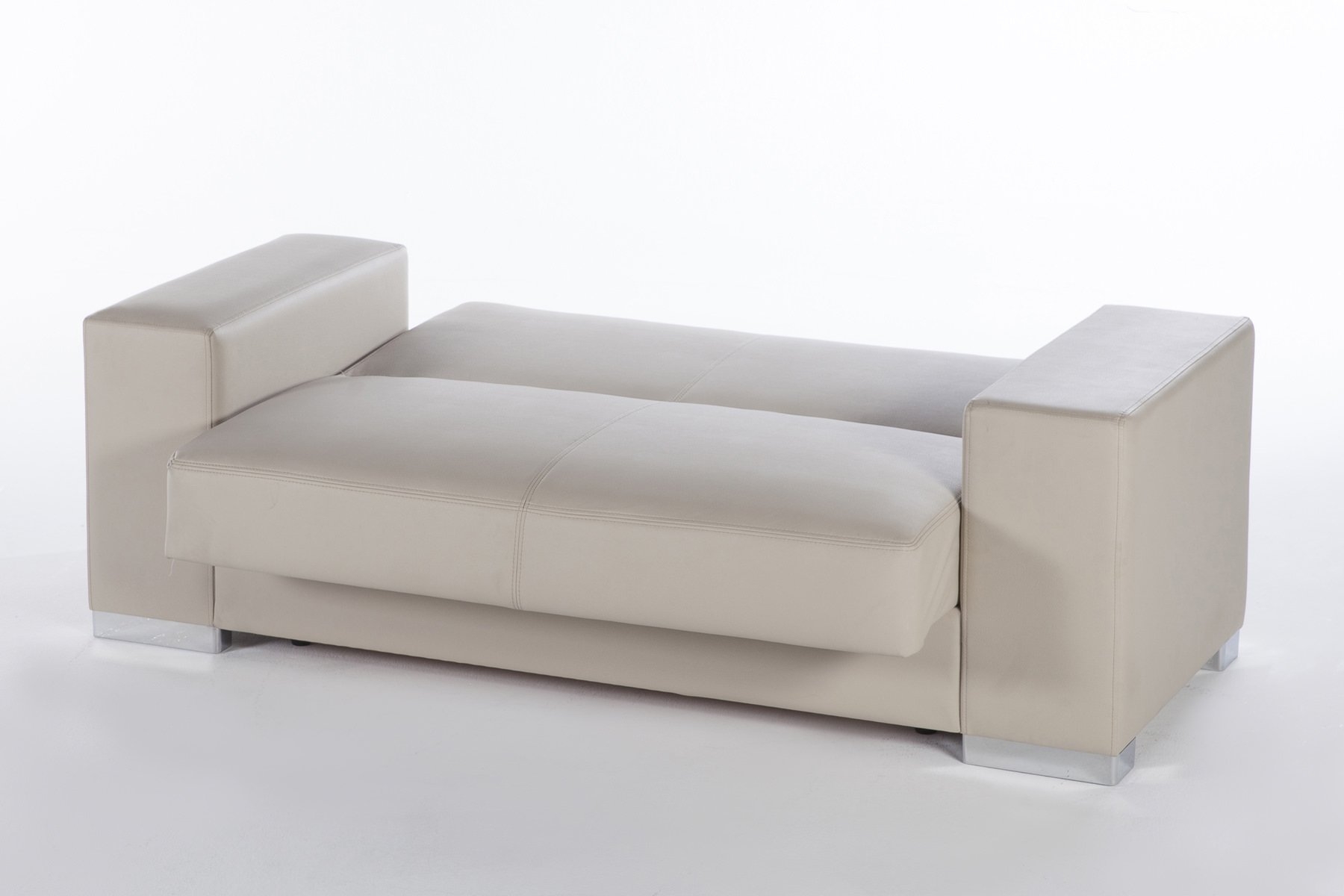 Kobe PU Storage Sleeper Loveseat